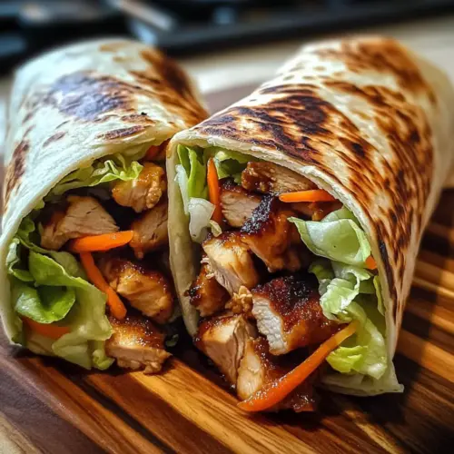 Teriyaki Chicken Wrap Recipe