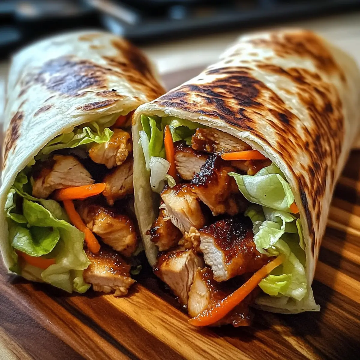 Teriyaki Chicken Wrap Recipe