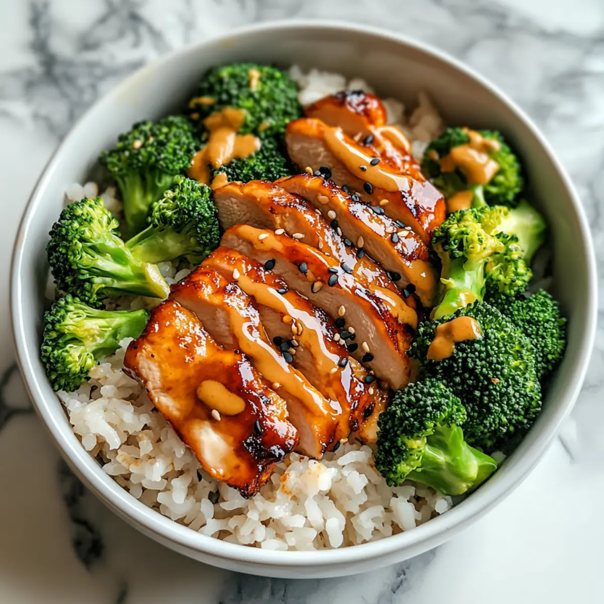 Sticky Chicken Bowls Recipe