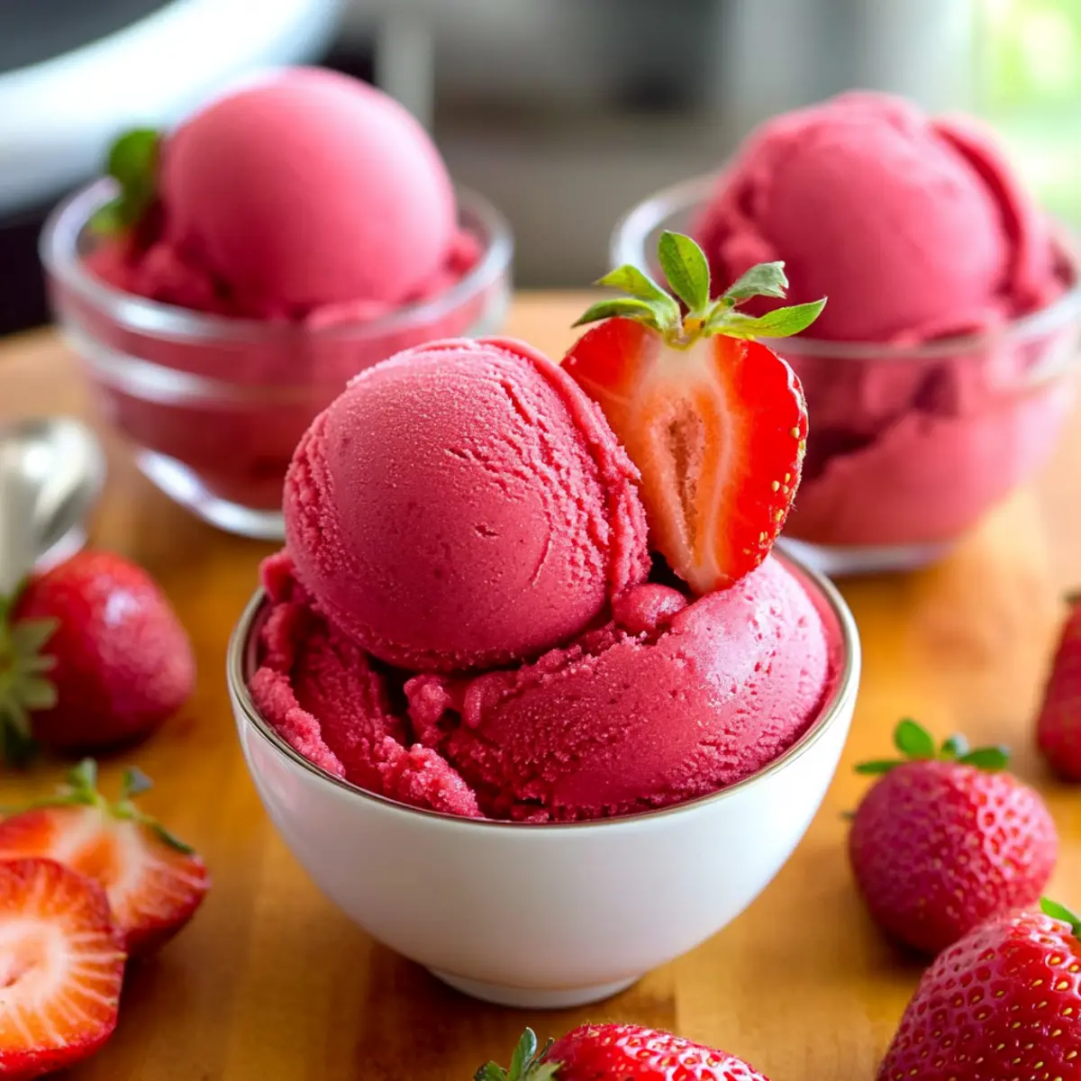 Strawberry Sorbet