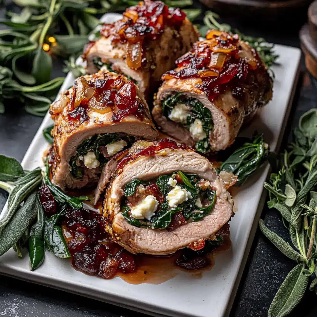 Stuffed Pork Tenderloin