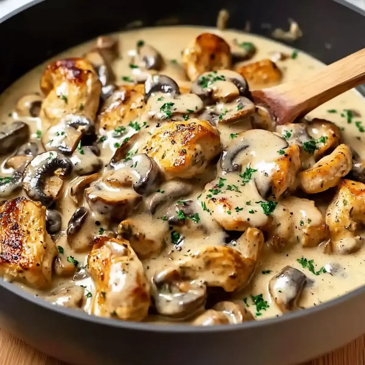 Rich Chicken Stroganoff