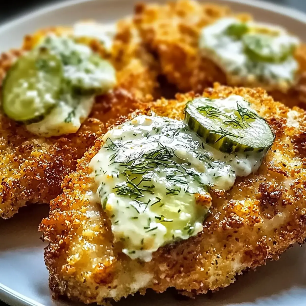 Crispy Dill Pickle Parmesan Chicken