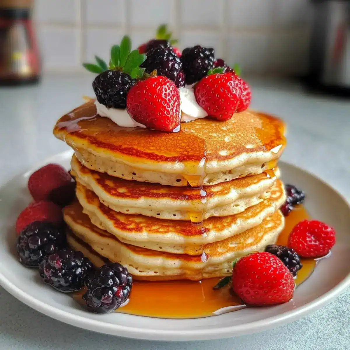 Fluffy American Pancakes