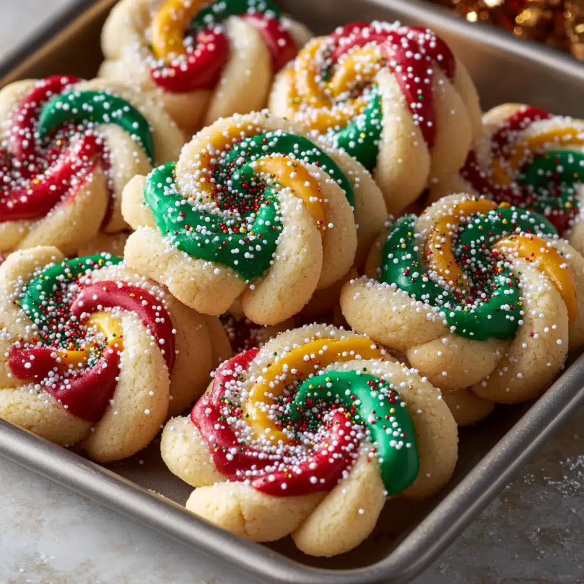 Twisted Christmas Cookies