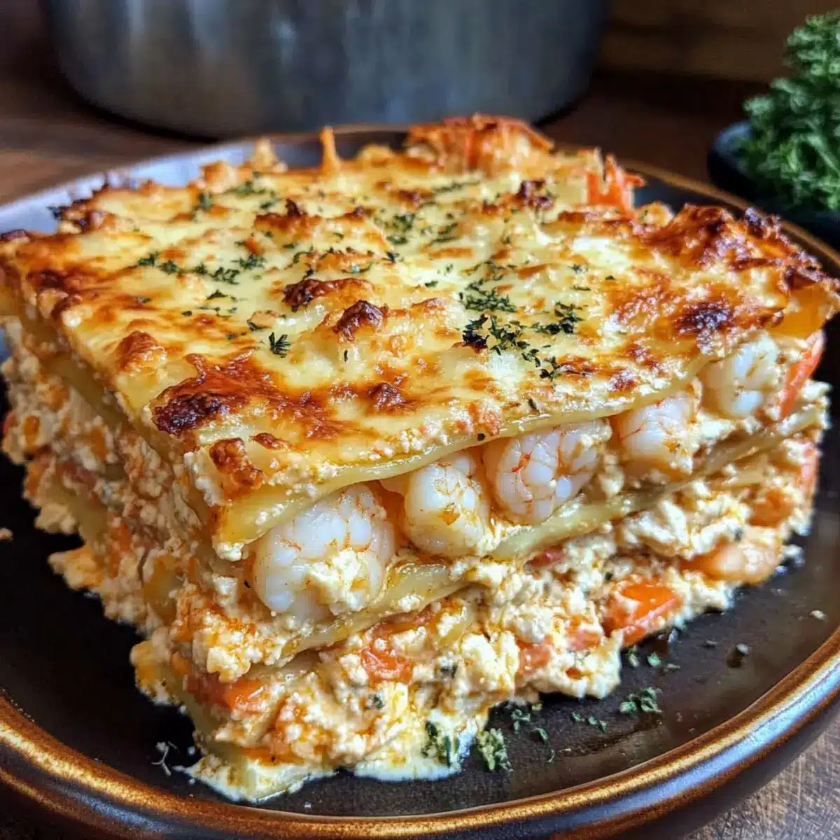 Shrimp Crab Lasagna