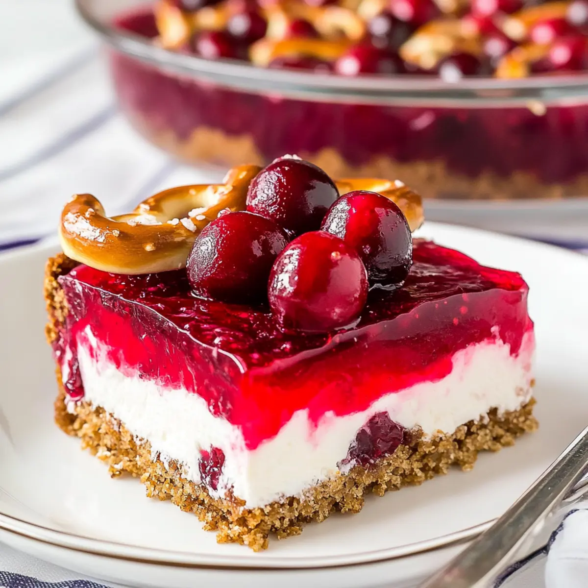 Cranberry Pretzel Salad
