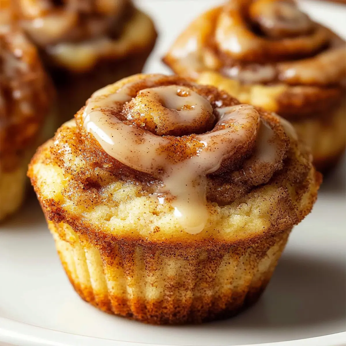 Cinnamon Roll Protein Muffins