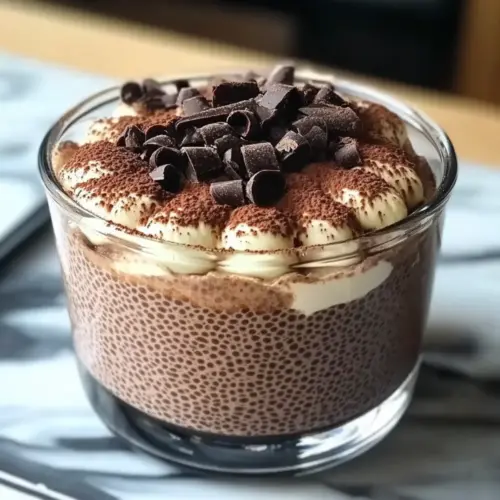 Tiramisu Chia Pudding