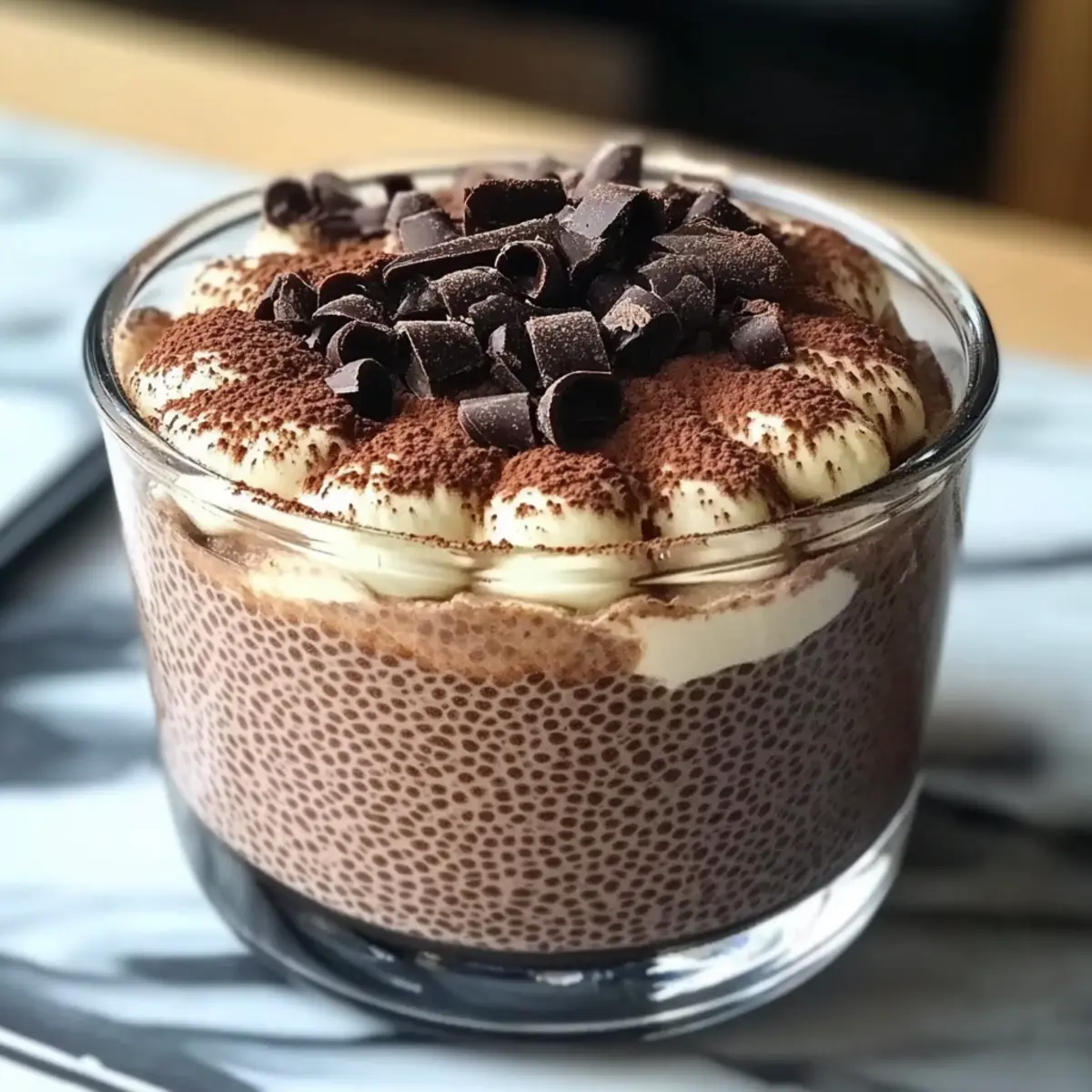 Tiramisu Chia Pudding