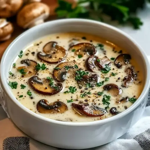 Cottage Cheese Mushroom Soup