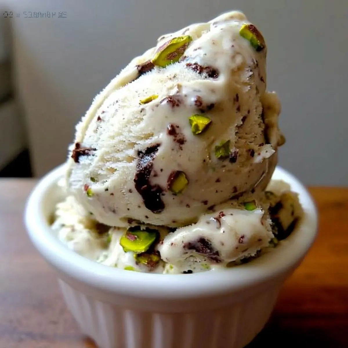 Cannoli Ice Cream w. Pistachios