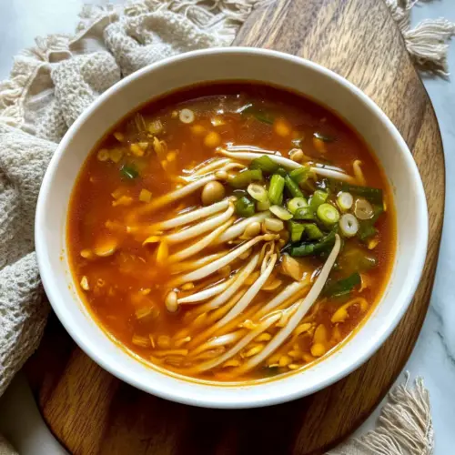 Tomato Enoki Mushroom Soup