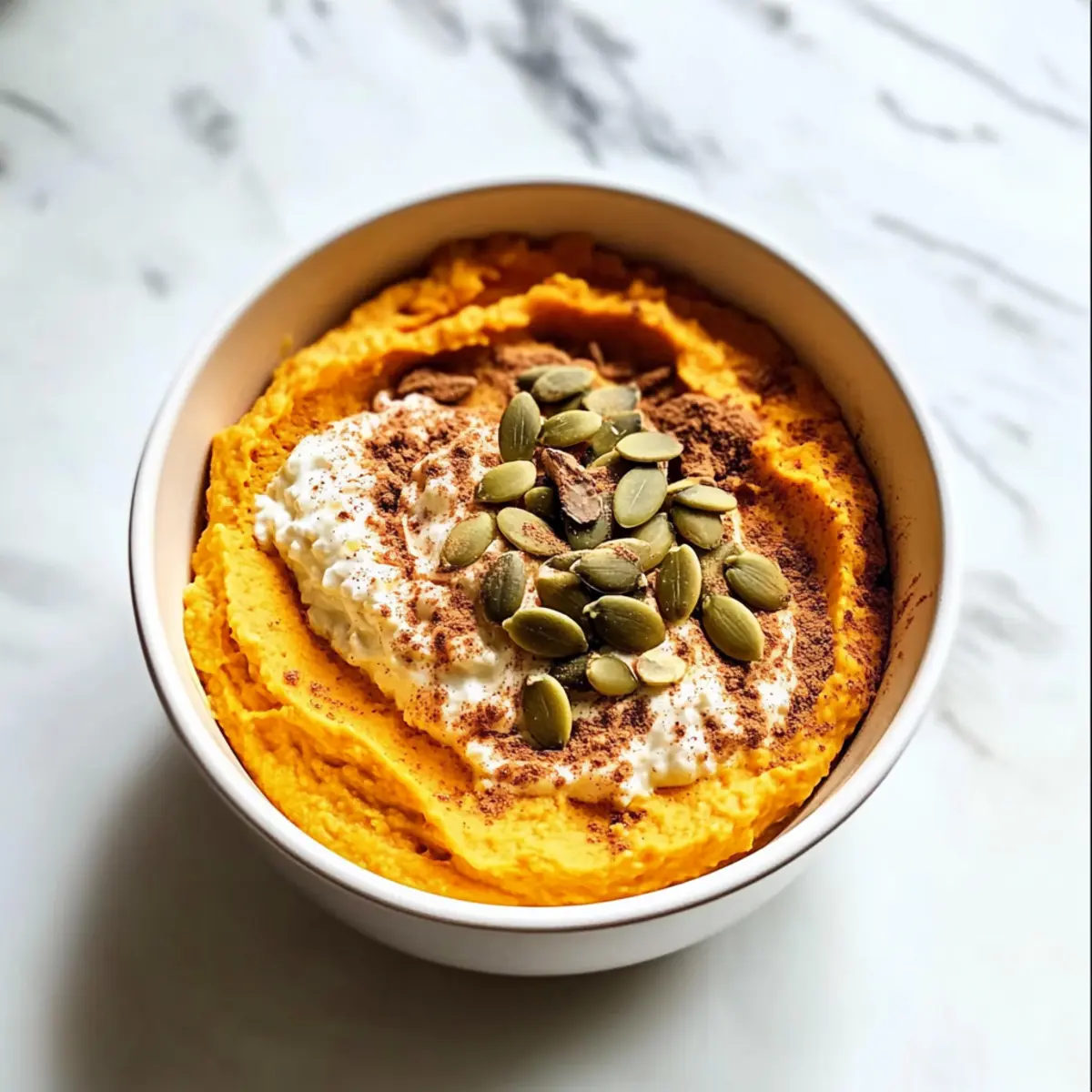 Pumpkin Whipped Cottage Cheese