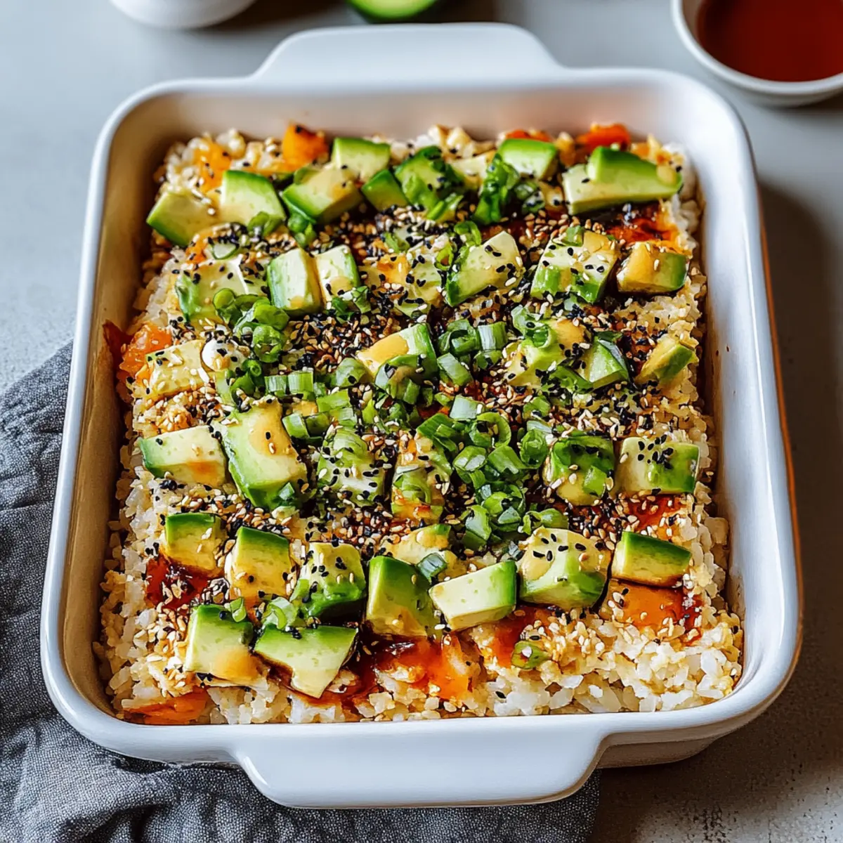 Vegan Sushi Bake