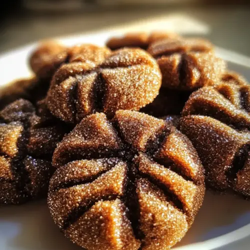 Churro Crinkle Cookies with Cinnamon Sugar