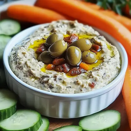 2-Minute Green Olive Dip