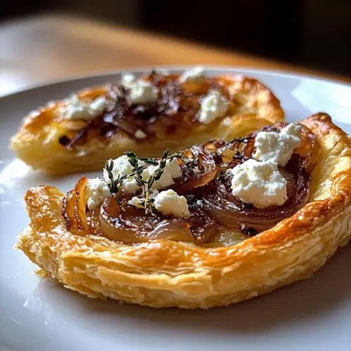 Caramelized Onion and Goat Cheese Tarts