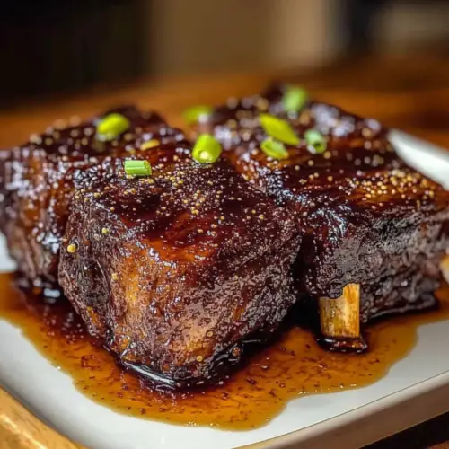 Caramelized Slow Roast Asian Beef Short Rib