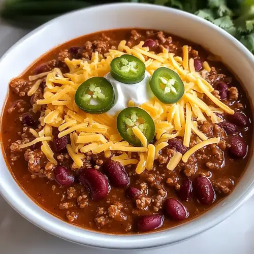 Delicious Spicy Crockpot Chili
