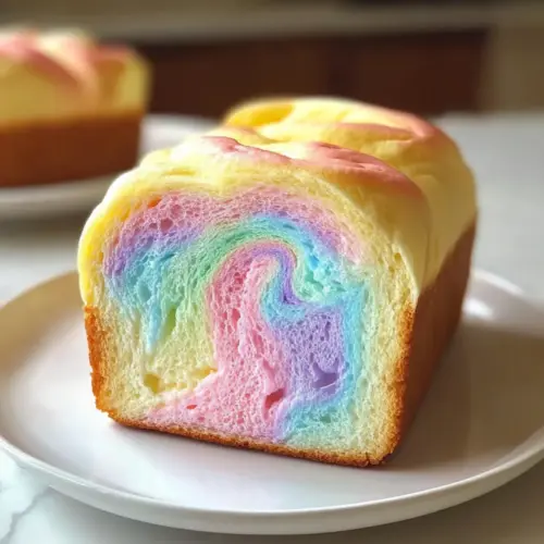 Cloud Bread Recipe Pastel Swirl Loaf