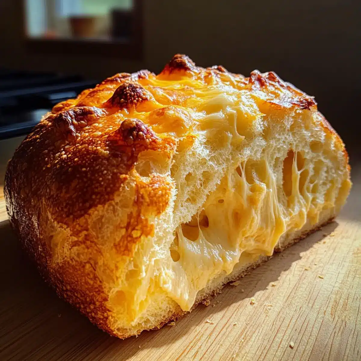 Dutch Oven Cheddar Bread