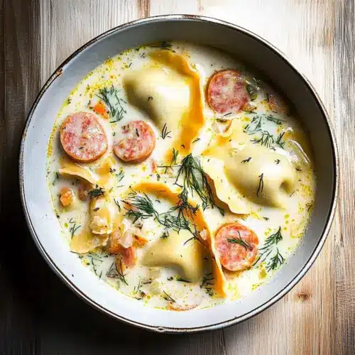 Pierogi Dill Soup