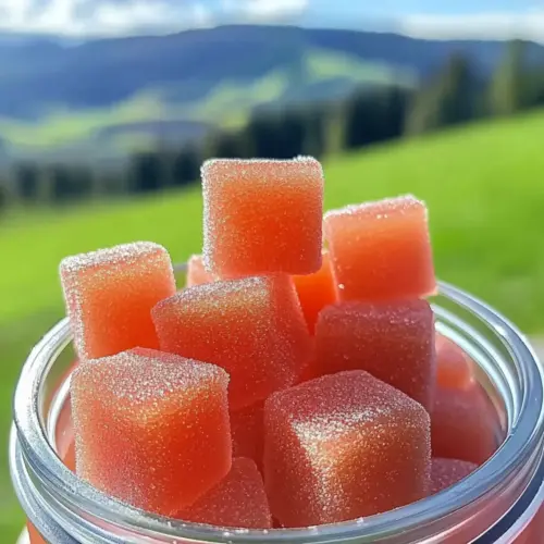 Homemade Sour Watermelon Gummies
