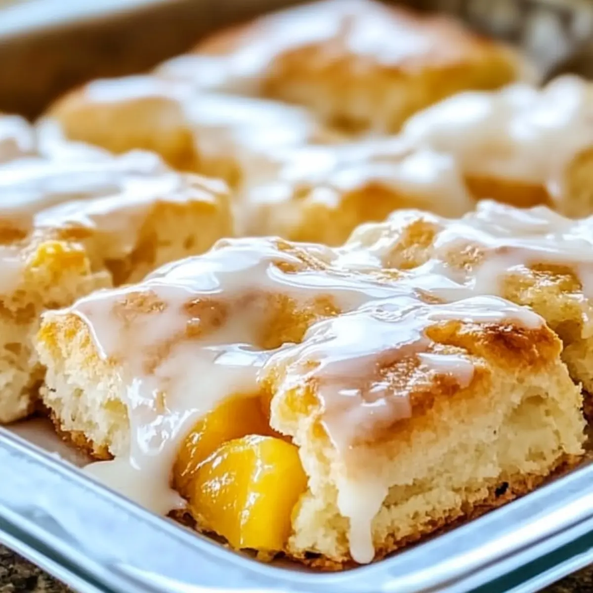 Peach Butter Swim Biscuits