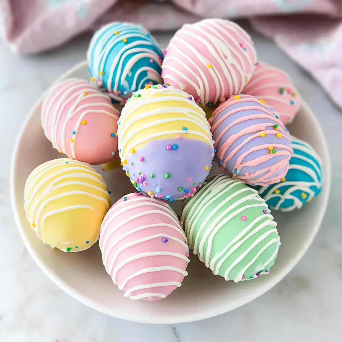 Easter Egg Oreo Cookie Balls