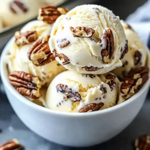 Easy Butter Pecan Ice Cream