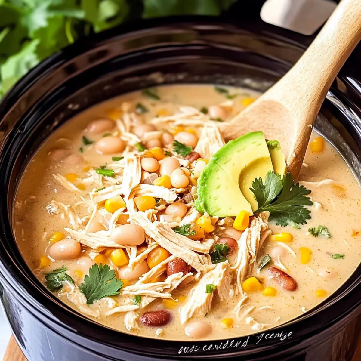 Slow Cooker White Chicken Chili