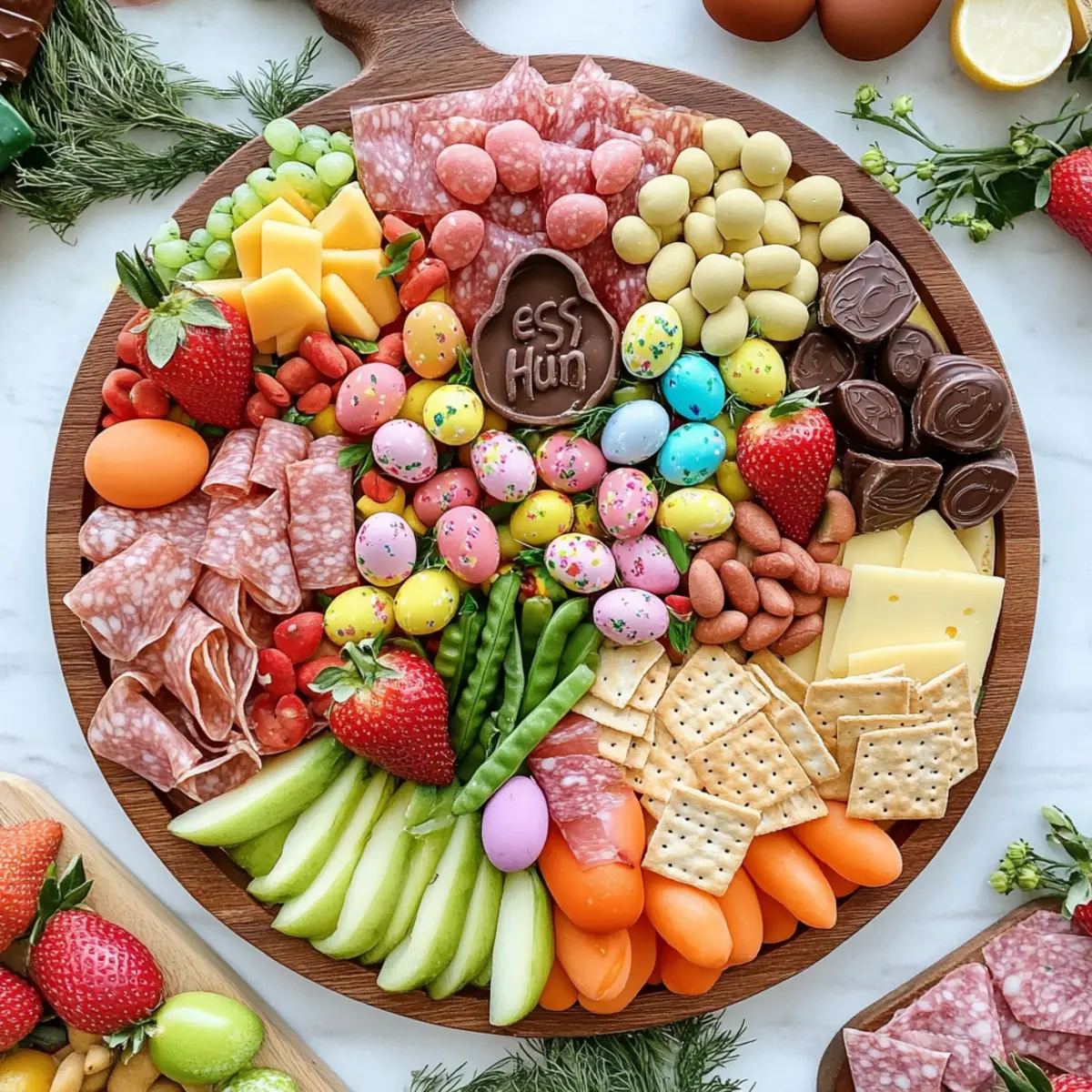 Easter Egg Hunt Charcuterie Board
