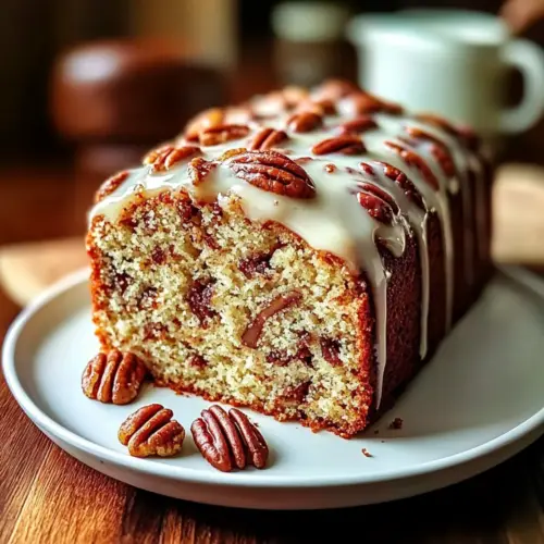 Butter Pecan Cake Loaf