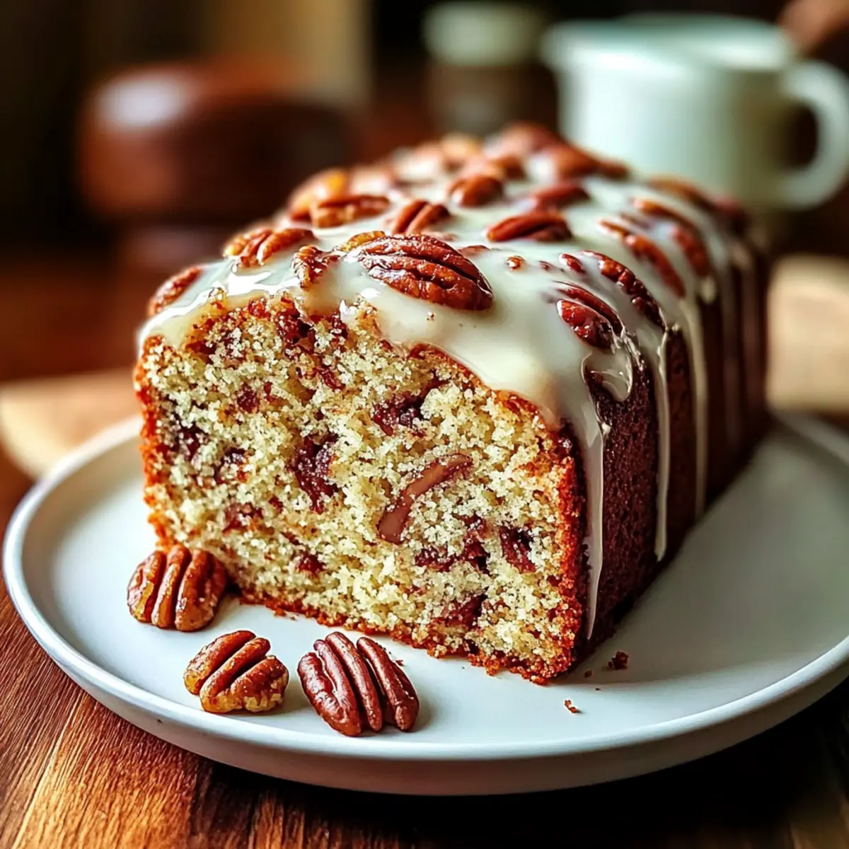 Butter Pecan Cake Loaf